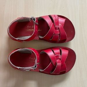 Salt Water Sandals in Red
